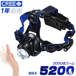 ヘッドライト 充電式 釣り センサー点灯 led作業灯 懐中電灯 CREEチップ 5200lm 3モード アウトドア 防災 1個売り 送料無料 改良版 HIKARI通販格安セール情報 楽天 通販
