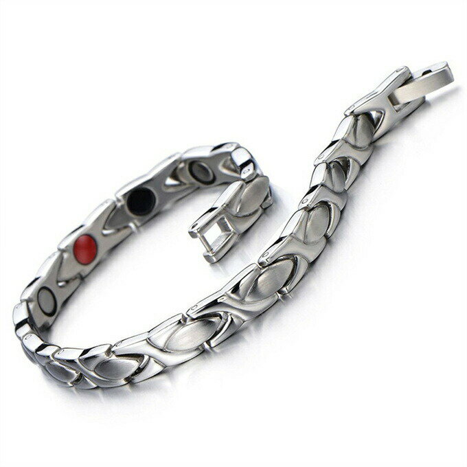 電磁波対策 ステンレス鋼 チタン鋼 ジュエリー 磁気ブレスレット リング 指輪 エネルギーマグネット付き 磁気ブレスレット ストレス解消 減量 痩身 調節可能 健康エネルギー 高磁石 瞑想 ヨガ ブレスレット ブレスレット