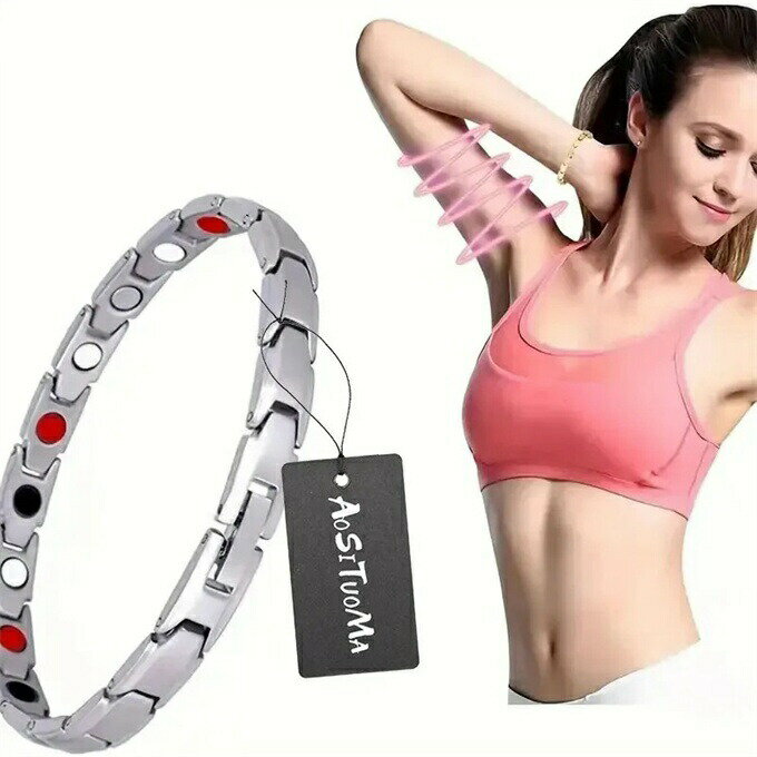 電磁波対策 ステンレス鋼 チタン鋼 ジュエリー 磁気ブレスレット リング 指輪 エネルギーマグネット付き 磁気ブレスレット ストレス解消 減量 痩身 調節可能 健康エネルギー 高磁石 瞑想 ヨガ ブレスレット ブレスレット