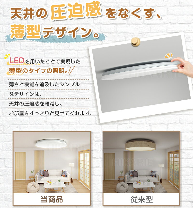 マラソン開催中★楽天1位常連★月間優良ショップ【五年保証】節電 電気 LEDシーリングライト コンパクトで高亮設計 6畳 8畳 10畳 12畳 薄型 4.5畳 ノイズ防止 おしゃれ アレクサ対応 音声操作 スマートスピーカー対応 調光調色 ledライト led照明器具 リビング 寝室 天井照明