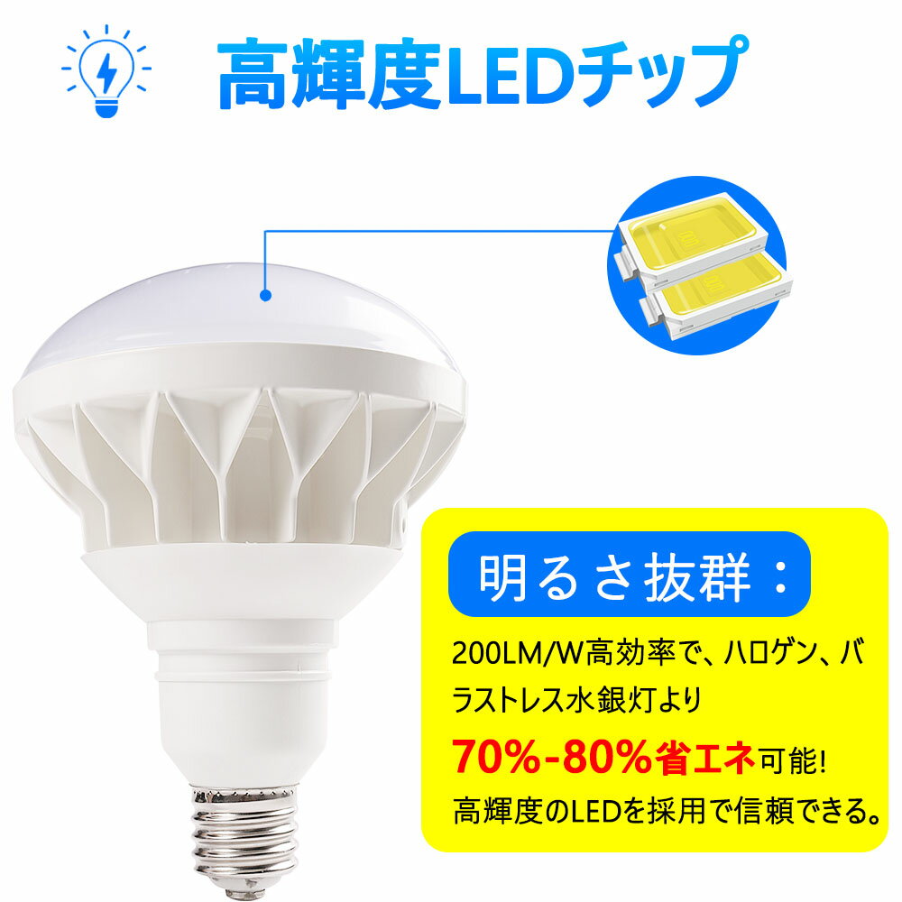 LED電球 ビーム球500W型相当 E39 1...の紹介画像2