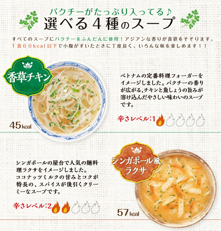 お試し 1袋 選べるスープ＆フォー 緑のアジアンスープ8食ライスヌードル 米めん 米麺 エスニック インスタント スープ パクチー ひかり味噌 公式 ベトナム 乾麺 お弁当 具なし 健康 タイ料理 カロリー ヘルシー パッタイ 3