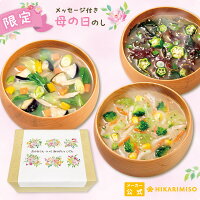 大地と海の野菜を食べる3種のおみそ汁30食 2024 母の日 ギフト 送料無料のし メッ...