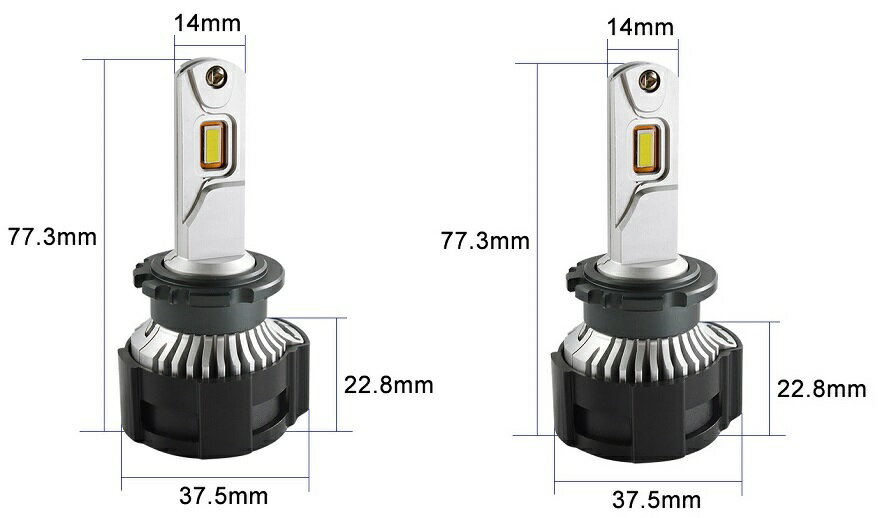 国内ブランド ロイヤルガード 純正HID交換用 LEDキット 25000LM E52 エルグランド LO ビーム D2 D2S