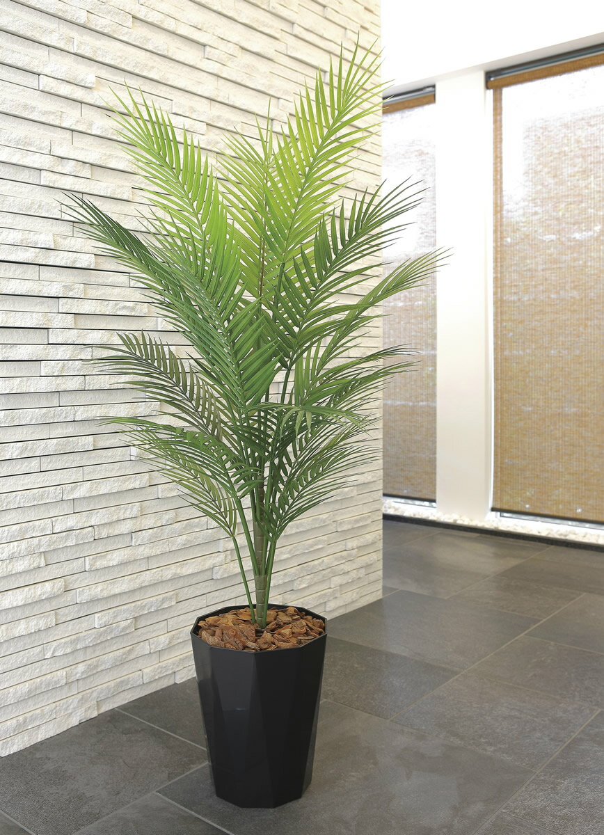 光触媒 光の楽園 パームツリー 1.3m（ポリ製） フェイクグリーン 人工観葉植物(2238A200) 3