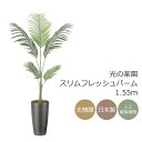 光触媒 光の楽園 スリムフレッシュパーム1.55m【インテリア フェイクグリーン 人工観葉植物】(2531A250)(※ラッピング不可)