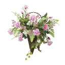 光触媒 光の楽園 壁掛けピンクコーン【アートフラワー 造花】(2554A85)(※ラッピング不可)