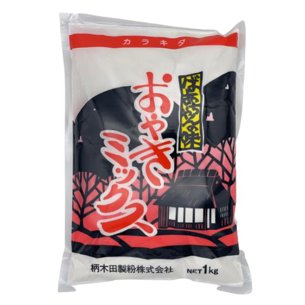 小麦粉 国産 柄木田製粉 おやきミックス 長野県産小麦粉100％ 1.0kg×12個 12.0kg 箱入り