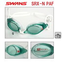 【店内商品3点以上でさらに3%OFFクーポン配布中】スイミングゴーグルSWANS スワンズ クッション付き SRX fina承認 クリアタイプ PREMIUM ANTI-FOG 水泳 SRX-NPAF-G
