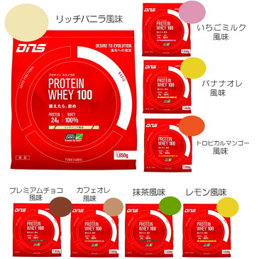 【3点以上のお買い物で4%OFFクーポン配布中】DNS ディーエヌエス プロテインホエイ100 (1,050g) DNS283-1050