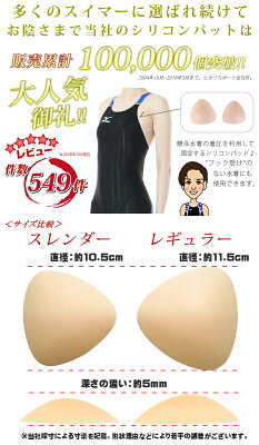 【店内商品3点以上でさらに3%OFFクーポン配布中】DUX-502・501 DEUXCINQ ドゥサンク オリジナルシリコンパッド 競泳水着パッド 女性用 レディース - Image 3