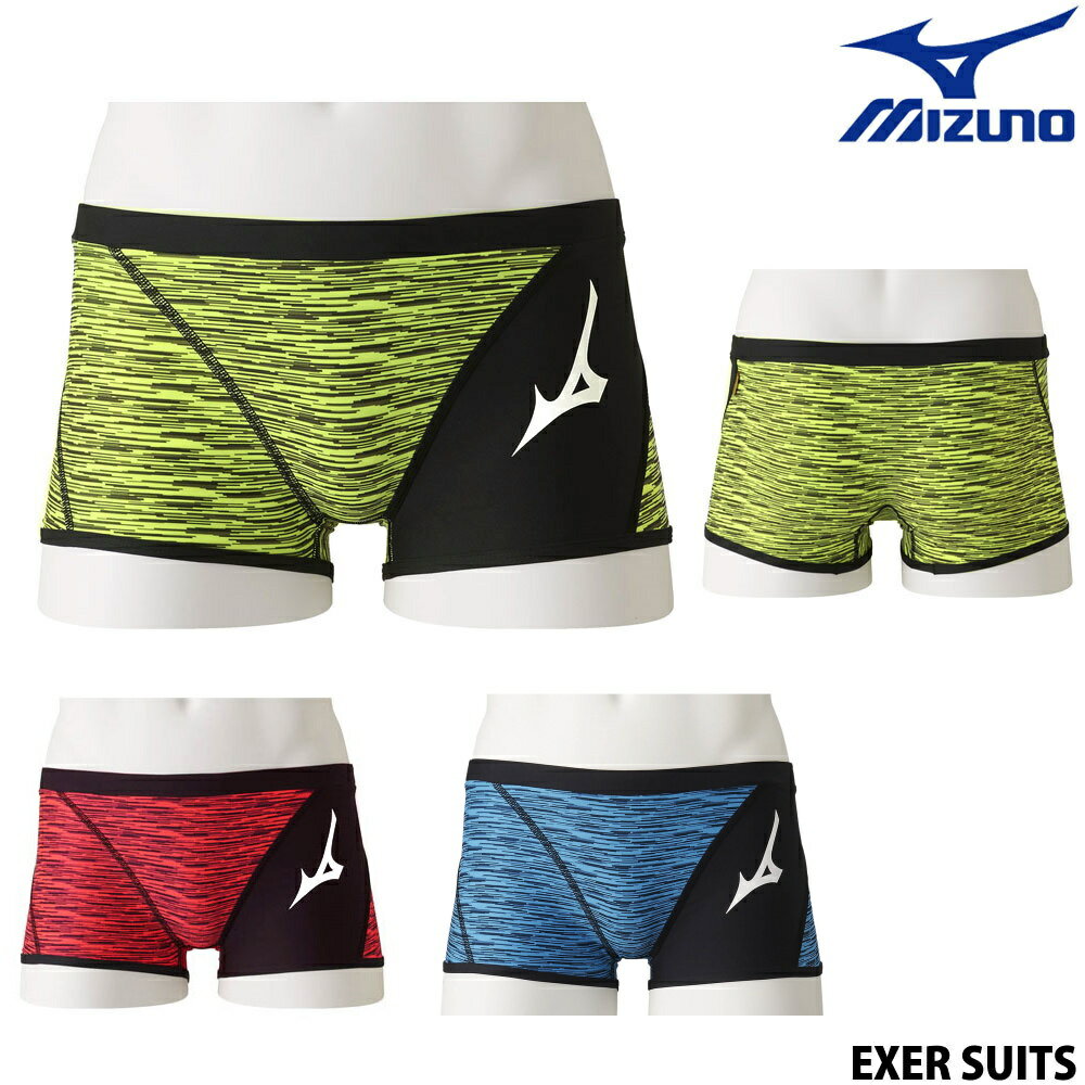 【クーポンで更に12%OFF対象】ミズノ MIZUNO 競泳水着 メンズ 練習用 ショートスパッツ EXER SUITS U-Fit 競泳練習水着 N2MB9575