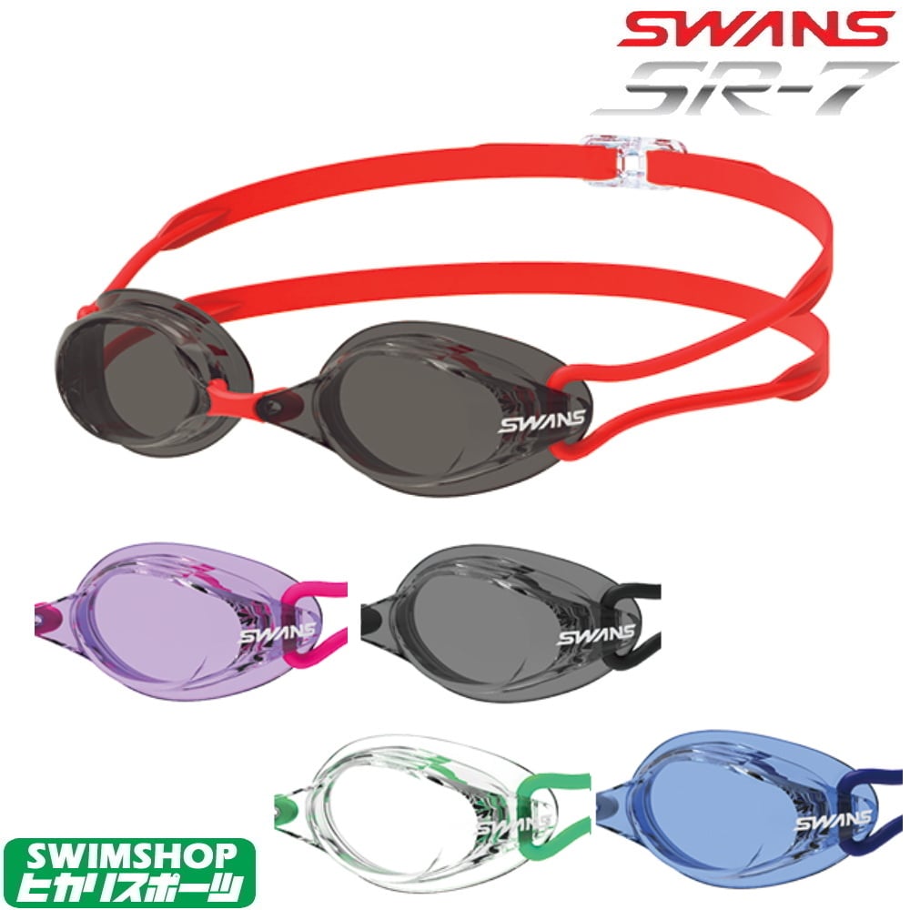 【店内商品3点以上でさらに3%OFFクーポン配布中】SWANS スワンズ ノンクッション スイミングゴーグル クリアタイプ 水泳 SR-7N