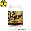 【店内商品3点以上でさらに3%OFFクーポン配布中】GOLD'S GYM ゴールドジム クレアチンパウダー300g F2100 80111