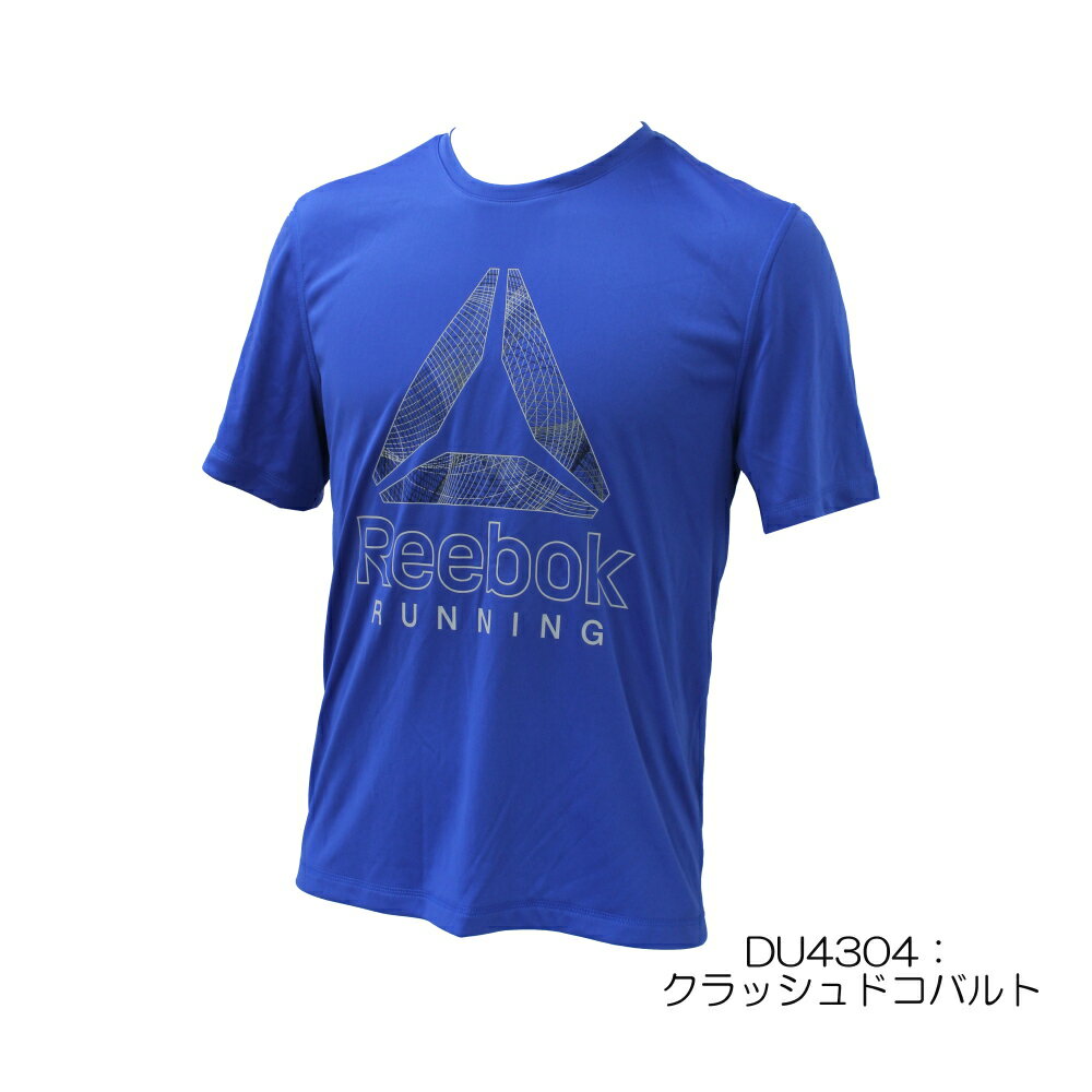 ★(10/24)ヒカリ秋得☆短水路セール!Mサイズ★ 【店内商品3点以上でさらに3%OFFクーポン配布中】【店頭展示品】Reebok リーボック ランニング グラフィックTシャツ FKS51