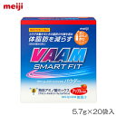 【店内商品3点以上でさらに3%OFFクーポン配布中】VAAM ヴァームスマートフィット ウォーターパウダー アップル風味 5.7g×20袋入 03572V