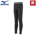 【店内商品3点以上でさらに3%OFFクーポン配布中】MIZUNO ブレスサーモ ミズノ アンダーロングタイツ メンズ 男性用 吸湿発熱素材 保温インナーパンツ ...
