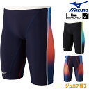 【店内商品3点以上でさらに3％OFFクーポン配布中】ミズノ MIZUNO 競泳水着 ジュニア男子 fina承認 ハーフスパッツ FX・SONIC Prism ソニックライトリブテックスUW 2021年秋冬モデル N2MB1431 fina マーク あり