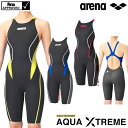 【店内商品3点以上でさらに3％OFFクーポン配布中】アリーナ ARENA 競泳水着 レディース fina承認 ハーフスパッツ（クロスバック） AQUA XTREME ARN-1024Wタイプ別注モデル ORIHK1024W