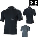【店内商品3点以上でさらに3%OFFクーポン配布中】アンダーアーマー UNDER ARMOUR UA ヒートギア アーマー Vent モック ショートスリーブ ...