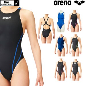 【クーポンで更に12%OFF対象】アリーナ ARENA 競泳水着 レディース fina承認 リミック（クロスバック） AQUA XTREME ARN-1021W