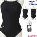 ミズノ MIZUNO 競泳水着 ジュニア女子 練習用 ミディアムカット EXER SUITS U-Fit 競泳練習水着 N2MA2482