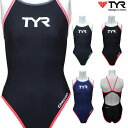 【店内商品3点以上でさらに3％OFFクーポン配布中】ティア TYR トレーニング水着 レディース ハイカット フレックスバック DOUBLE PIPING 2022年春夏モデル FDSPL112