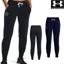 【店内商品3点以上でさらに3%OFFクーポン配布中】アンダーアーマー UNDER ARMOUR UAライバルフリース クレスト ジョガーパンツ レディース 女性 トレーニング スポーツアパレル U1373025