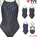 【店内商品3点以上でさらに3％OFFクーポン配布中】ティア TYR トレーニング水着 ジュニア女子 ハイカット フレックスバック 練習用水着 水泳 2022年秋冬モデル FFOREJR522