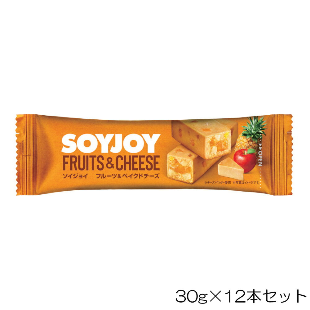 【店内商品3点以上でさらに3％OFFクーポン配布中】大塚製薬 SOYJOY ソイジョイ フルーツ＆ベイクドチーズ 30g×12本セット OTS66291-N