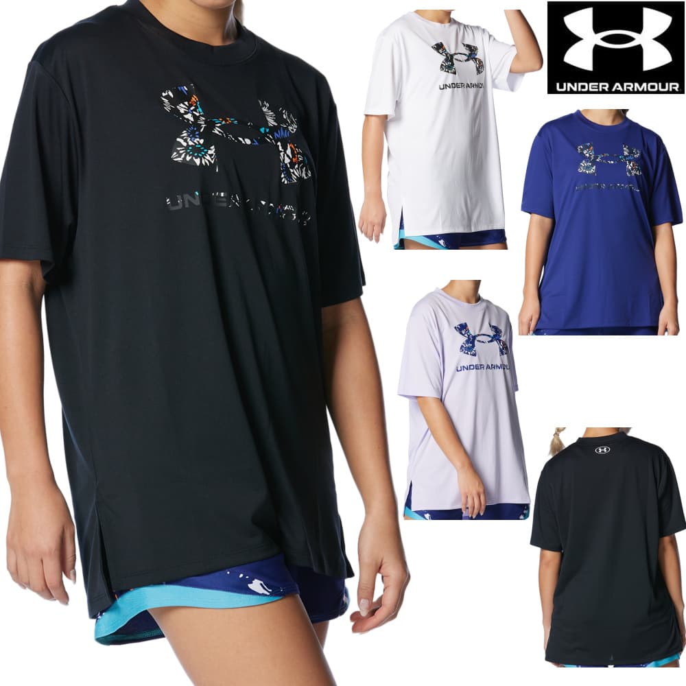 【店内商品3点以上でさらに3％OFFクーポン配布中】アンダーアーマー UNDER ARMOUR UAテック オーバーサイズ Tシャツ レディース 女性 スポーツアパレル トレーニング U1378305