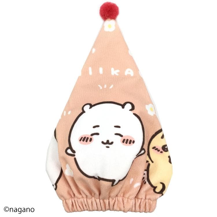 【店内商品3点以上でさらに3％OFFクーポン配布中】丸眞 マルシン キャップタオル ちいかわ おはなとちいかわ 水泳小物 スイミング プール タオル 790610Mのサムネイル