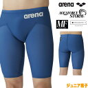 【高速割1300円OFFクーポン対象】ARENA アリーナ 競泳水着 ジュニア男子 アクアフォース ストーム AQUAFORCE STORM MF レーシングスパッツハーフレッグ 高速水着 中距離 長距離選手向き fina マーク あり ARN-4003MJ