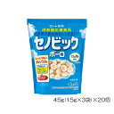 【店内商品3点以上でさらに3%OFFクーポン配布中】ROHTO ロート製薬 セノビック ボーロ 45g(15g×3袋)×20個 19082 ROTO19082-C