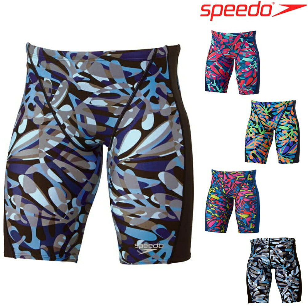 【店内商品3点以上でさらに3％OFFクーポン配布中】スピード SPEEDO 競泳水着 メンズ 練習用 シーフラワーターンズジャマー ENDURANCE ECO 競泳練習水着 2023年秋冬モデル ST62351