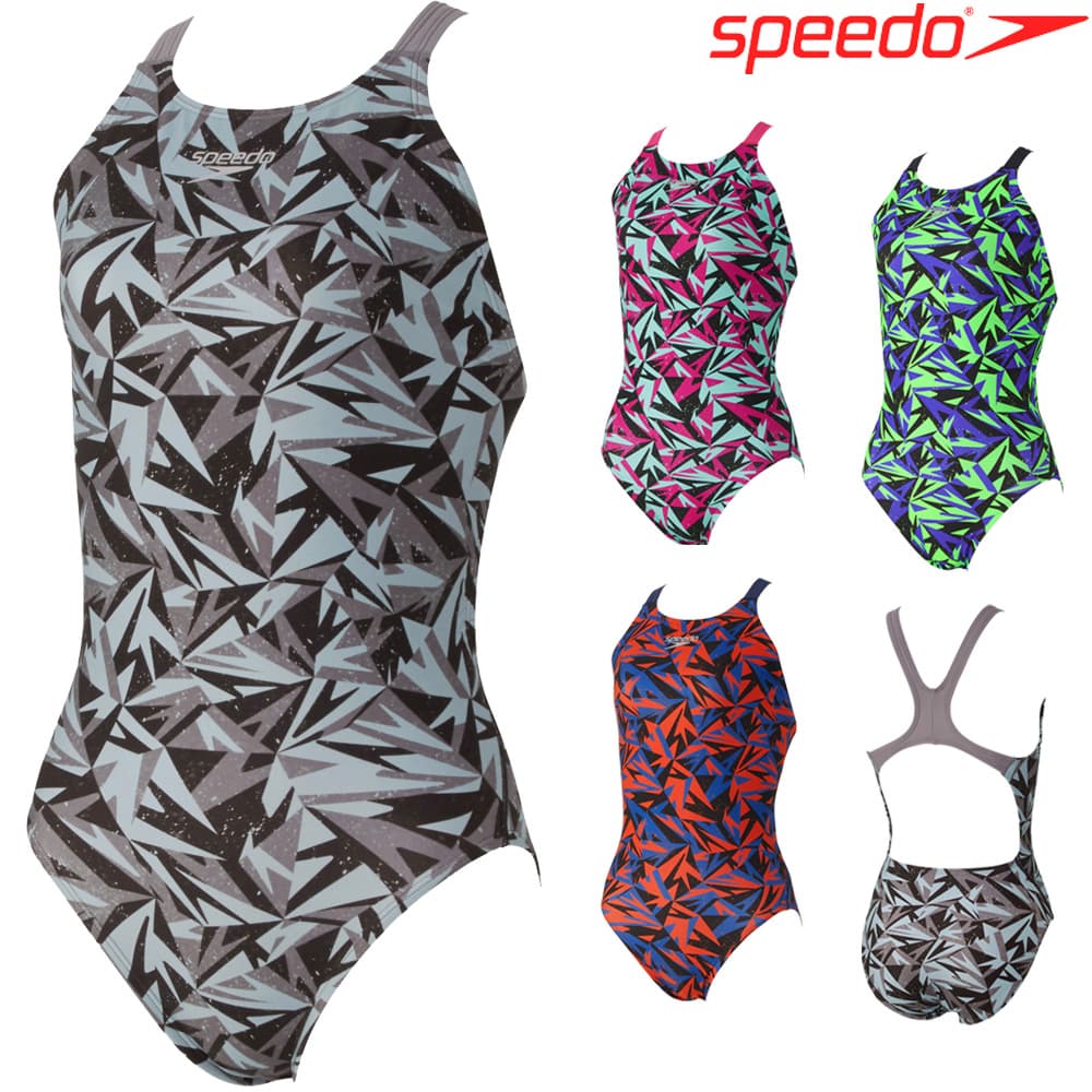 【店内商品3点以上でさらに3％OFFクーポン配布中】スピード SPEEDO 競泳水着 レディース 練習用 ブーンカモターンズスーツ ENDURANCE ECO 競泳練習水着 2023年秋冬モデル STW02354