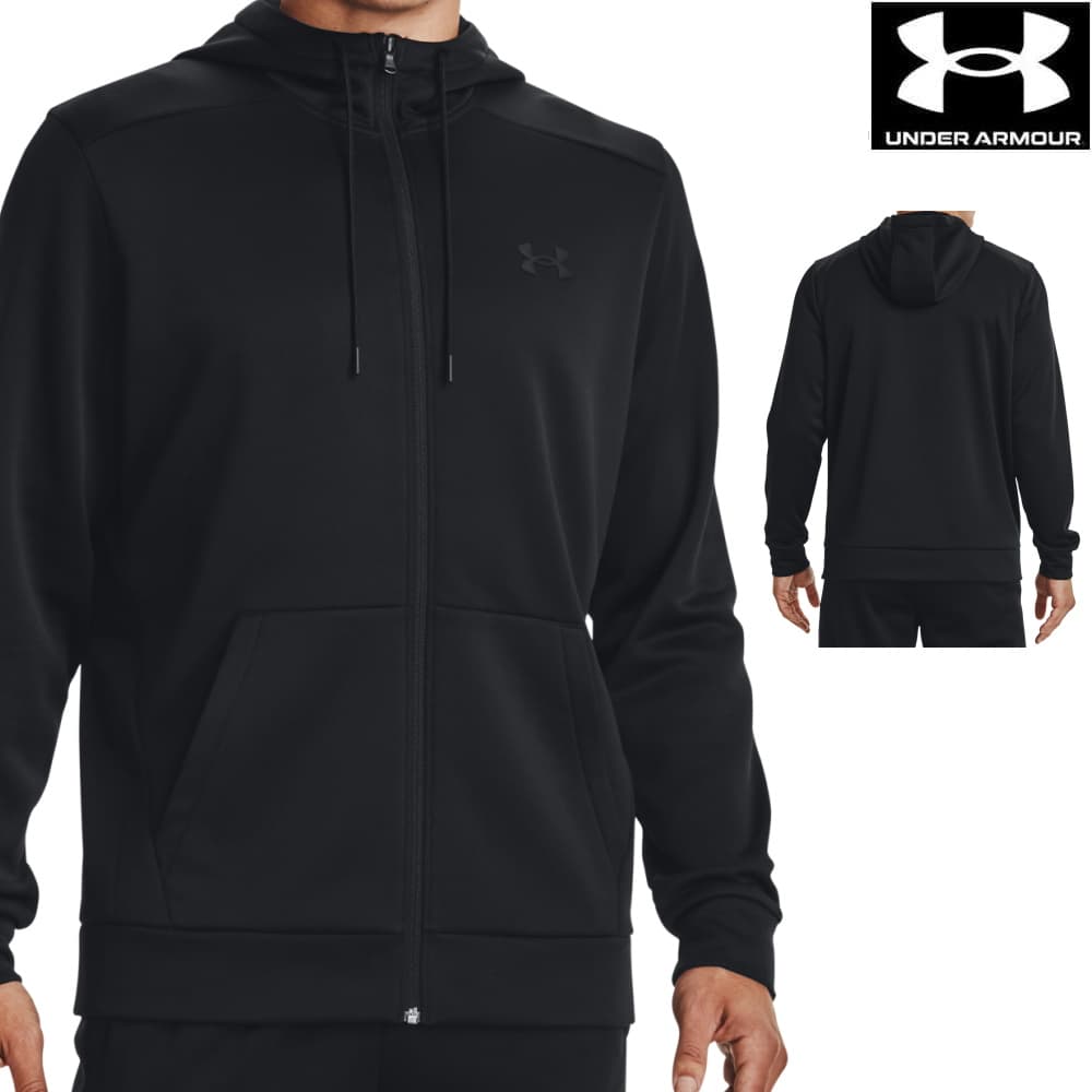 【店内商品3点以上でさらに3％OFFクーポン配布中】アンダーアーマー UNDER ARMOUR UAアーマーフリース フルジップ フーディー メンズ 男性 スポーツアパレル トレーニング 裏起毛 U1373357