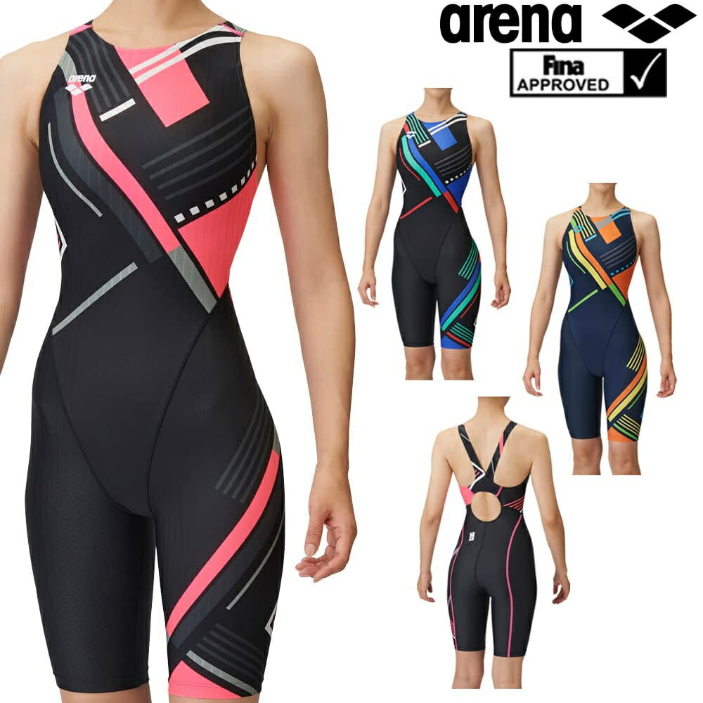  Xi3_ȏł3OFFN[|zz A[i ARENA j fB[X WORLD AQUATICSF [VOs[XXpbc I[vobNEn[tbO  AQUA STRIPE-D 50th You made arena  2023NH~f FAR-3560W