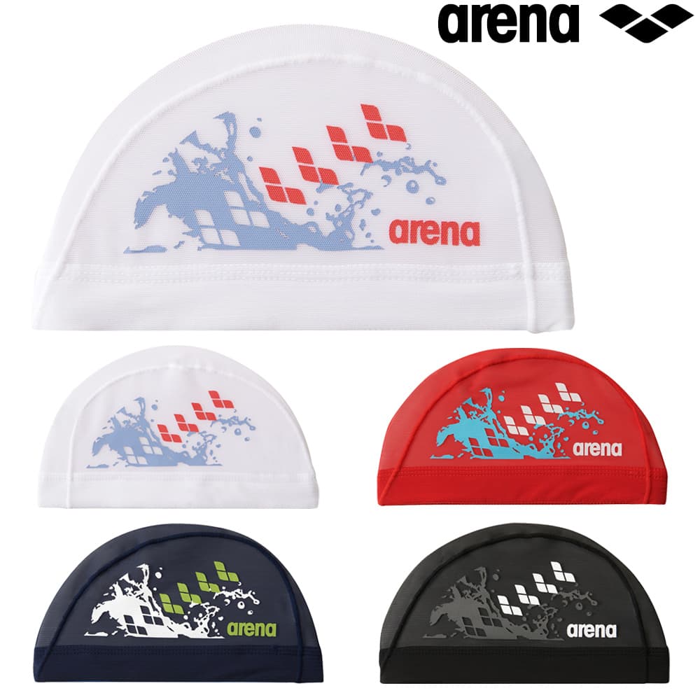 【店内商品3点以上でさらに3％OFFクーポン配布中】アリーナ ARENA 水泳 メッシュキャップ スイムキャップ 水泳小物 2023年秋冬モデル FAR-3909