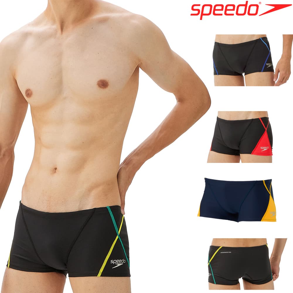 【店内商品3点以上でさらに3％OFFクーポン配布中】スピード SPEEDO 競泳水着 メンズ 練習用 プッシュアップターンズボックス ENDURANCE ECO 競泳練習水着 ST52301