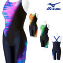 【店内商品3点以上でさらに3%OFFクーポン配布中】ミズノ MIZUNO フィットネス水着 レディース STROKE ONEオールインワン パッド付き AYA ...