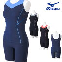 【店内商品3点以上でさらに3%OFFクーポン配布中】ミズノ MIZUNO フィットネス水着 レディース ふんわりライトセパレーツ パッド付き 2024年春夏モデ...