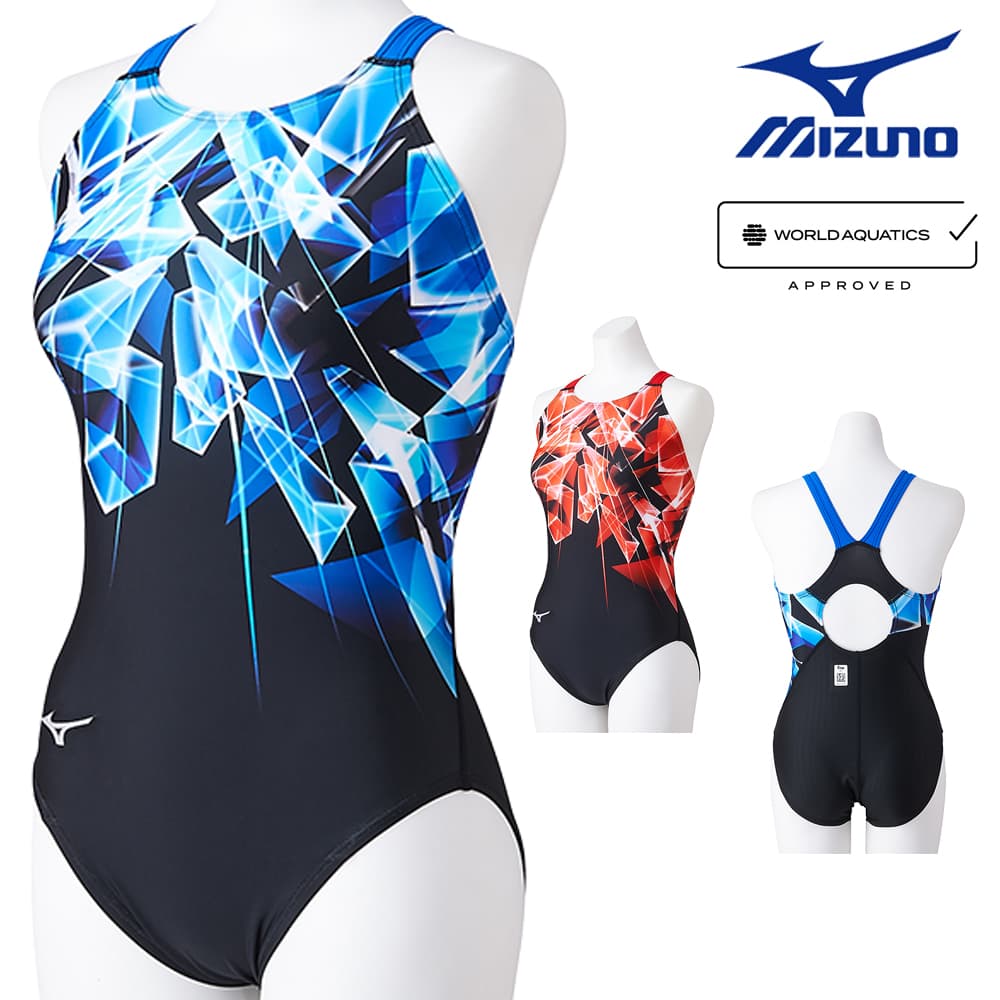 ミズノ MIZUNO 競泳水着 レディース WORLD AQUATICS承認 STREAM ACE ローカット ストリームフィットA 2024年春夏モデル N2MAB241