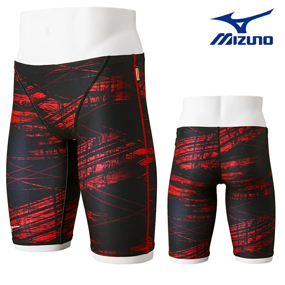 【店内商品3点以上でさらに3％OFFクーポン配布中】ミズノ MIZUNO 競泳水着 メンズ 練習用 エクサースーツ ハーフスパッツ EXER SUITS U..