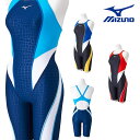 ミズノ MIZUNO 競泳水着 練習用水着 レディース エクサースーツ ハーフスーツ EXER SUITS U-Fit 競泳練習水着 2024年春夏モデル N2...