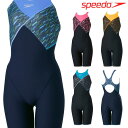 スピード SPEEDO 競泳水着 レディース 練習用 ブーンフローターンズニースキン オールインワン ENDURANCE ECO 競泳練習水着 2024年春夏モデル STW12405