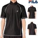 【店内商品3点以上でさらに3%OFFクーポン配布中】ラッシュガード メンズ 半袖 フィラ FILA プール 海水浴 水遊び UVカット UVウェア 紫外線対策 ...