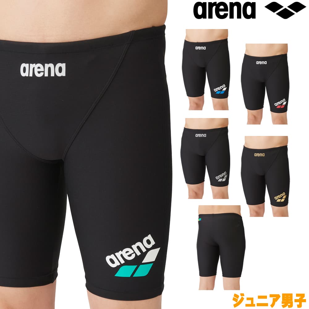 【店内商品3点以上でさらに3％OFFクーポン配布中】アリーナ ARENA 競泳水着 ジュニア男子 練習用 トレーニングスパッツ(ハーフレッグ) タフスキンT2E 競泳練習水着 2024年春夏モデル SAR-4105Jのサムネイル