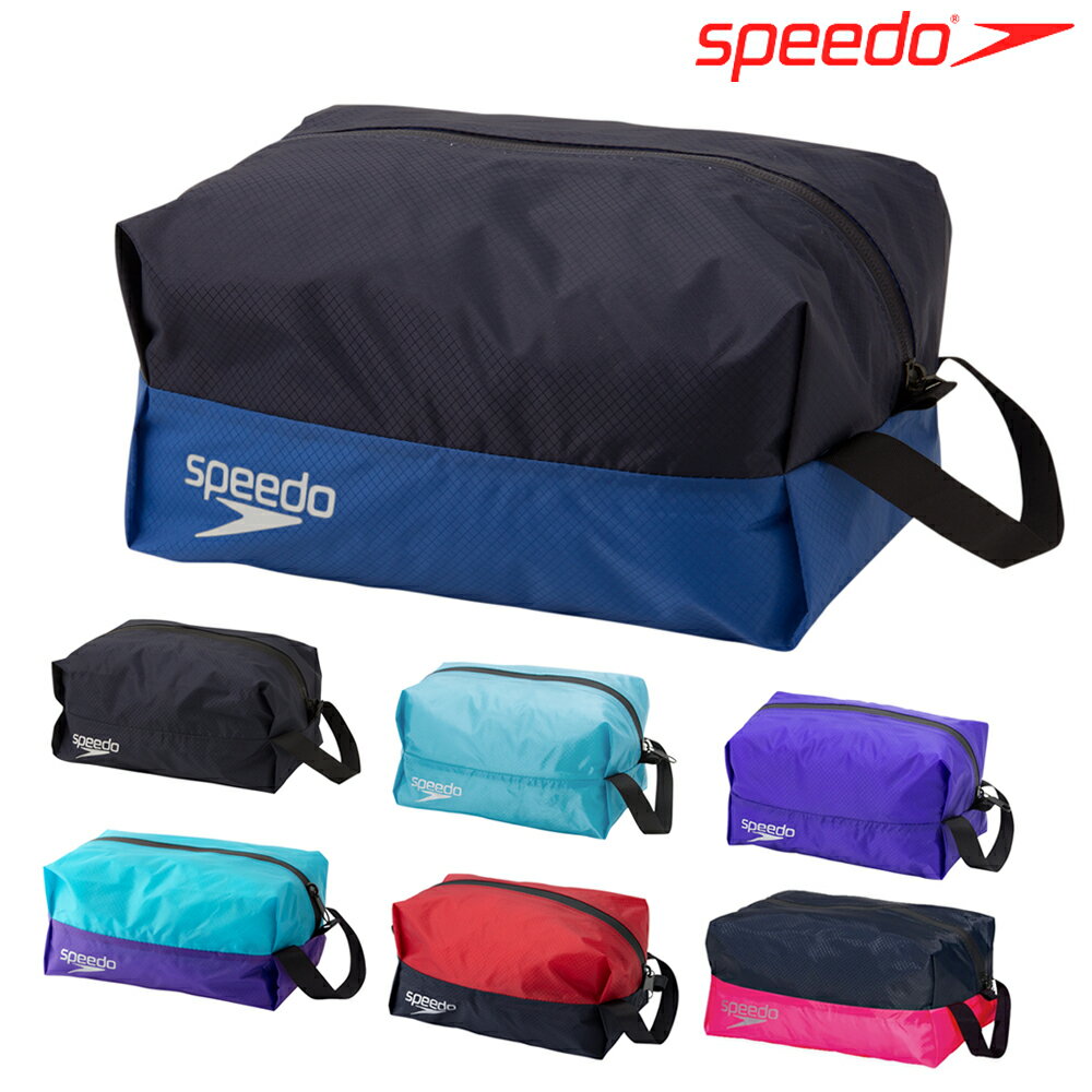 【店内商品3点以上でさらに3％OFFクーポン配布中】スピード SPEEDO 水泳 ウォータープルーフ（M） バッグ ポーチ SD98B67 スイミングバッグのサムネイル