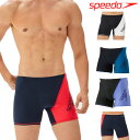 【店内商品3点以上でさらに3％OFFクーポン配布中】スピード SPEEDO 競泳水着 メンズ 練習用 パネルフリージリーターンズハーフボックス ENDURANCE ECO 競泳練習水着 ST52303